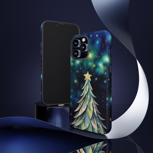 Christmas Tree On a Sky Full of Stars - Impact Resistant Phone Case